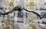 kawasakiZ125Pro純正部品（クラッチ・ブレーキレバー：1ヶ月使用）